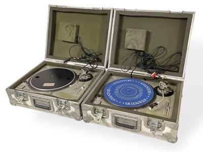 Lot 7 - TECHNICS SL-1200 MK2 DIRECT-DRIVE TURNTABLES - PAIR.