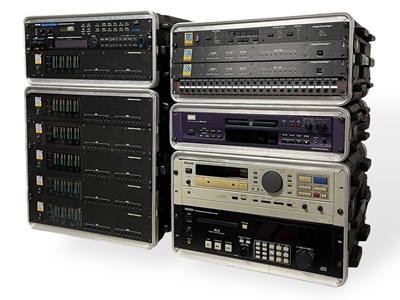 Lot 14 - STUDIO EQUIPMENT RACK-MOUNTED (ALESIS, DIGIDESIGN, DENON).