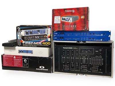 Lot 16 - STUDIO EQUIPMENT (RME, NOVATION, NUMARK).