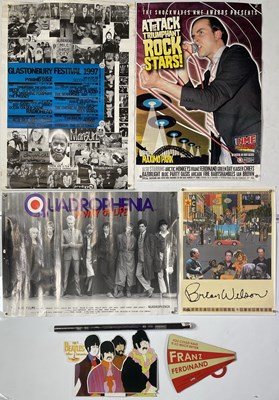 Lot 165 - MUSIC POSTERS AND SHOP DISPLAYS INC GLASTONBURY 1997.