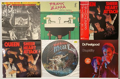 Lot 646 - ROCK & POP, HARD ROCK, PROG LPS - QUEEN, FRANK ZAPPA, DR. FEELGOOD + MORE