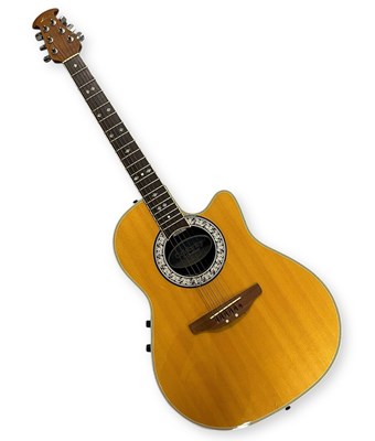 Lot 59 - OVATION CELEBRITY CC57 SEMI-ACOUSTIC GUITAR.