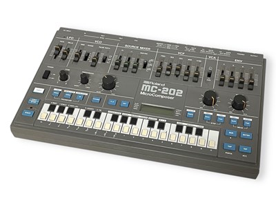 Lot 25 - ROLAND MC-202 MICRO COMPOSER SYNTHESIZER.