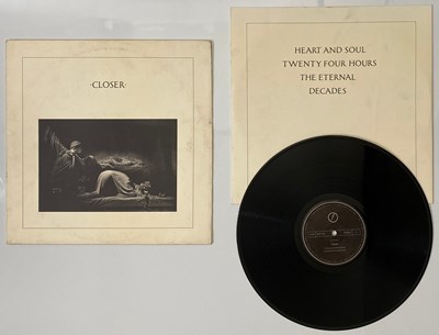 Lot 848 - JOY DIVISION - CLOSER LP (ORIGINAL UK 'TRANSLUCENT RED' COPY - FACTORY FACT 25)