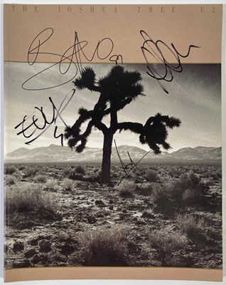 Lot 252 - U2 - FULLY SIGNED JOSHUA TREE PROGRAMME.