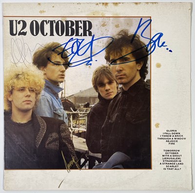 Lot 253 - U2 - OCTOBER - FULLY SIGNED LP.
