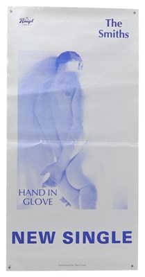 Lot 119 - THE SMITHS - ORIGINAL HAND IN GLOVE PROMOTIONAL POSTER.