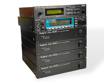 Lot 39 - STUDIO RACK EQUIPMENT (ROLAND, SONY, BOSS).