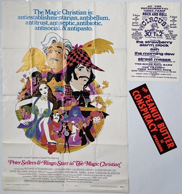 Lot 167 - US PSYCHEDELIA - POSTERS INC ORIGINAL STRAWBERRY ALARM CLOCK CONCERT/PEANUT BUTTER CONSPIRACY.