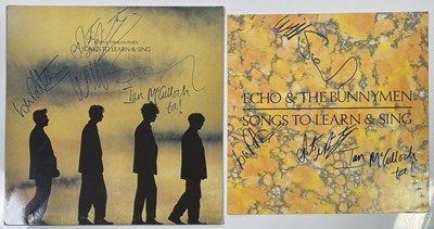 Lot 255 - ECHO AND THE BUNNYMEN TWICE SIGNED LP.