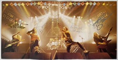 Lot 263 - IRON MAIDEN / MEGADETH SIGNED ITEMS.