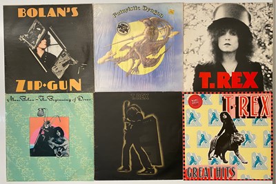 Lot 791 - T-REX, MARC BOLAN & DAVID BOWIE LPS & 12" COLLECTION