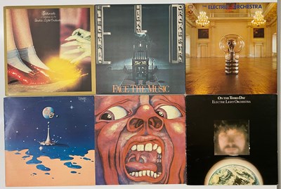 Lot 874 - PROG - LP COLLECTION - THE ELECTRIC LIGHT ORCHESTRA, KING CRIMSON, PREMIATA FORNERIA MARCONI