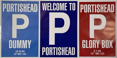 Lot 174 - PORTISHEAD - ORIGINAL DUMMY PROMO POSTERS.