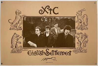 Lot 175 - XTC - ENGLISH SETTLEMENT POSTER