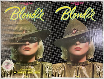 Lot 176 - BLONDIE - EAT TO THE BEAT ORIGINAL US PROMO POSTER PAIR.