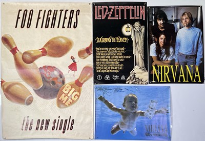 Lot 179 - FOO FIGHTERS / NIRVANA - POSTER COLLECTION.