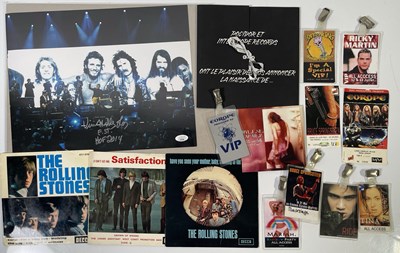 Lot 78 - MEMORABILIA INC AAA PASSES/COLLECTABLE LADY GAGA PROMO CD.
