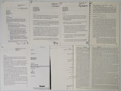Lot 478 - PUNK - GENERATION X - FACSIMILE CONTRACTS FOR BAND MEMBERS.