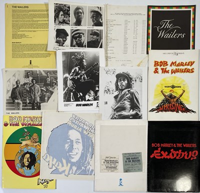 Lot 355 - BOB MARLEY / THE WAILERS - ORIGINAL PRESS AND PROMO ITEMS.