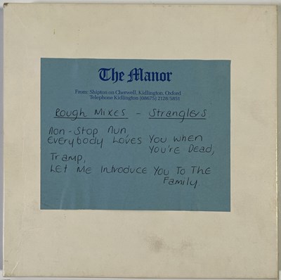 Lot 480 - THE STRANGLERS - TAPE RECORDINGS 'ROUGH MIXES'.