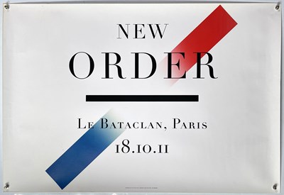 Lot 402 - NEW ORDER - BATACLAN POSTER 2011.