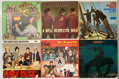 Lot 907 - 60'S - BEAT - POP - LP COLLECTION - THE KINKS, THE BEACH BOYS, MARIE LAFORET, RARE EARTH, THE TROGGS