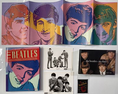 Lot 348 - THE BEATLES - COLLECTABLES INC ANDY WARHOL POSTER.