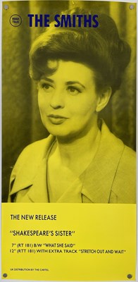 Lot 465 - THE SMITHS - SHAKESPEARE'S SISTER ORIGINAL PROMOTIONAL POSTER.