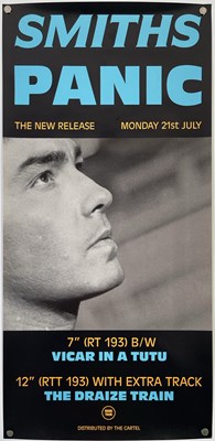 Lot 467 - THE SMITHS - ORIGINAL ROUGH TRADE PROMO POSTER FOR 'PANIC'.