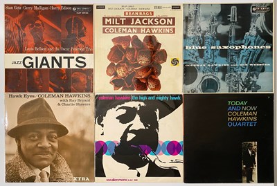 Lot 816 - COOL JAZZ & BOP LPS - UK, USA AND IMPORT - COLEMAN HAWKINS, MILT JACKSON, BENNY CARTER