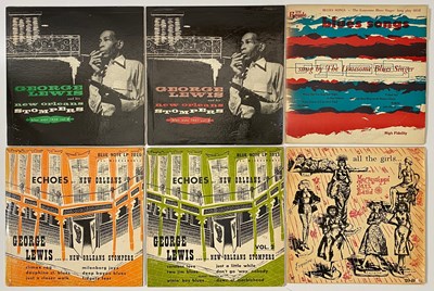 Lot 818 - JAZZ BOP, SWING AND BLUES 10" COLLECTION - EARLY BLUE NOTE, VOGUE, RIVERSIDE + MORE