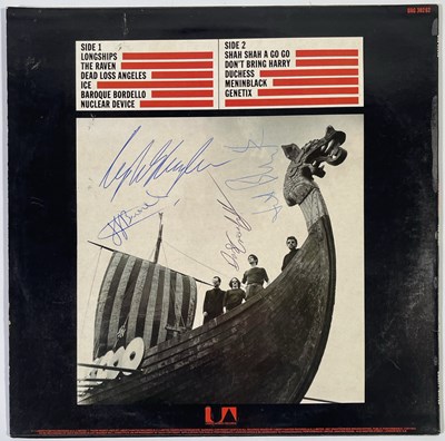 Lot 483 - THE STRANGLERS - SIGNED COPY OF 'THE RAVEN'.
