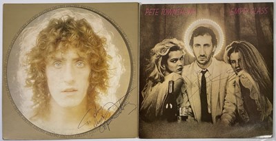 Lot 280 - THE WHO - PETE TOWNSHEND AND ROGER DALTREY SIGNED LPS.