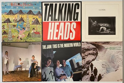 Lot 824 - INDIE NEW WAVE PUNK LPS & 7" SINGLES - JOY DIVISION, THE JAM, TALKING HEADS + MORE