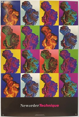 Lot 404 - NEW ORDER - ORIGINAL 'TECHNIQUE' POSTER.