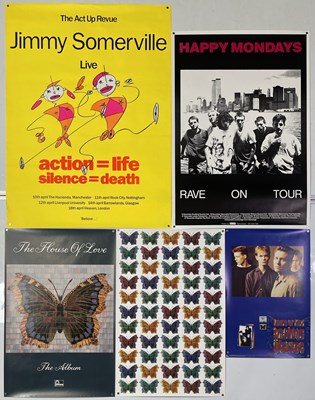 Lot 190 - POSTERS INC JIMMY SOMERVILLE / HAPPY MONDAYS.