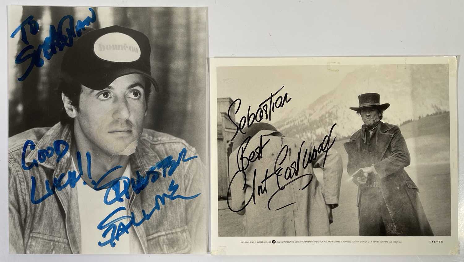 Lot 98 - CLINT EASTWOOD / SYLVESTER STALLONE.