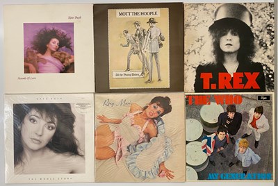 Lot 826 - ROCK & POP, SYNTH, PROG. GLAM LPS - T-REX, THE WHO, KATE BUSH + MORE