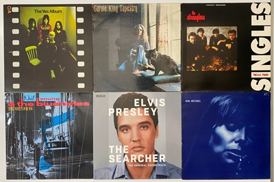 Lot 829 - ROCK & POP, INDIE, SYNTH, 60'S POP LPS - THE STRANGLERS, JONI MITCHELL, ELVIS, POGUES + MORE