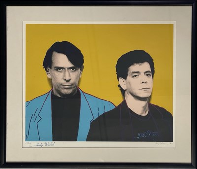 Lot 192 - THE VELVET UNDERGROUND - LIMITED EDITION HUGH BROWN SIGNED PRINT.