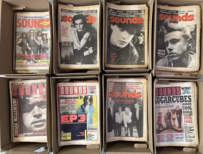 Lot 108 - SOUNDS MAGAZINE - 70S-90S COLLECTION.