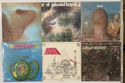 Lot 988 - PROG / PSYCH - OLDER PRESSINGS - LP COLLECTION - TOE FAT, H.P. LOVECRAFT, PINK FLOYD