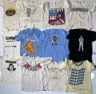 Lot 117 - 1970S PROMOTIONAL T-SHIRT COLLECTION - EX-DEREK TAYLOR COLLECTION.