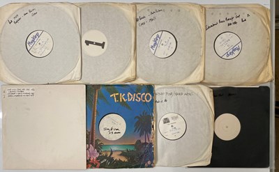 Lot 843 - WHITE LABELS AND TEST PRESSINGS - RARE HOUSE, SUPER MARIO, CRASS, NEW WAVE, PROG