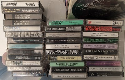Lot 1051 - GOTH - 7" / CASSETTE COLLECTION