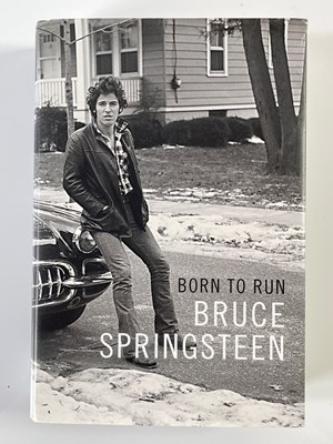 Lot 350 - BRUCE SPRINGSTEEN - SIGNED COPY OF 'BORN TO RUN'.