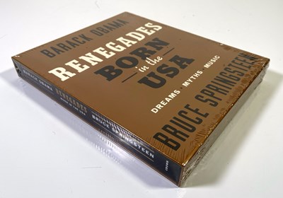 Lot 365 - BRUCE SPRINGSTEEN / BARACK OBAMA - DELUXE SIGNED COPY OF 'RENEGADES...'.