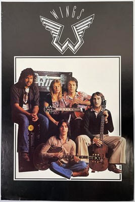 Lot 351 - THE BEATLES - WINGS PROMOTIONAL POSTER.