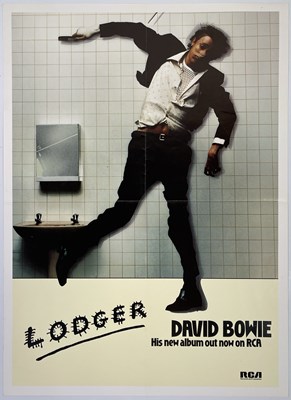 Lot 433 - DAVID BOWIE - ORIGINAL LODGER PROMOTIONAL POSTER.